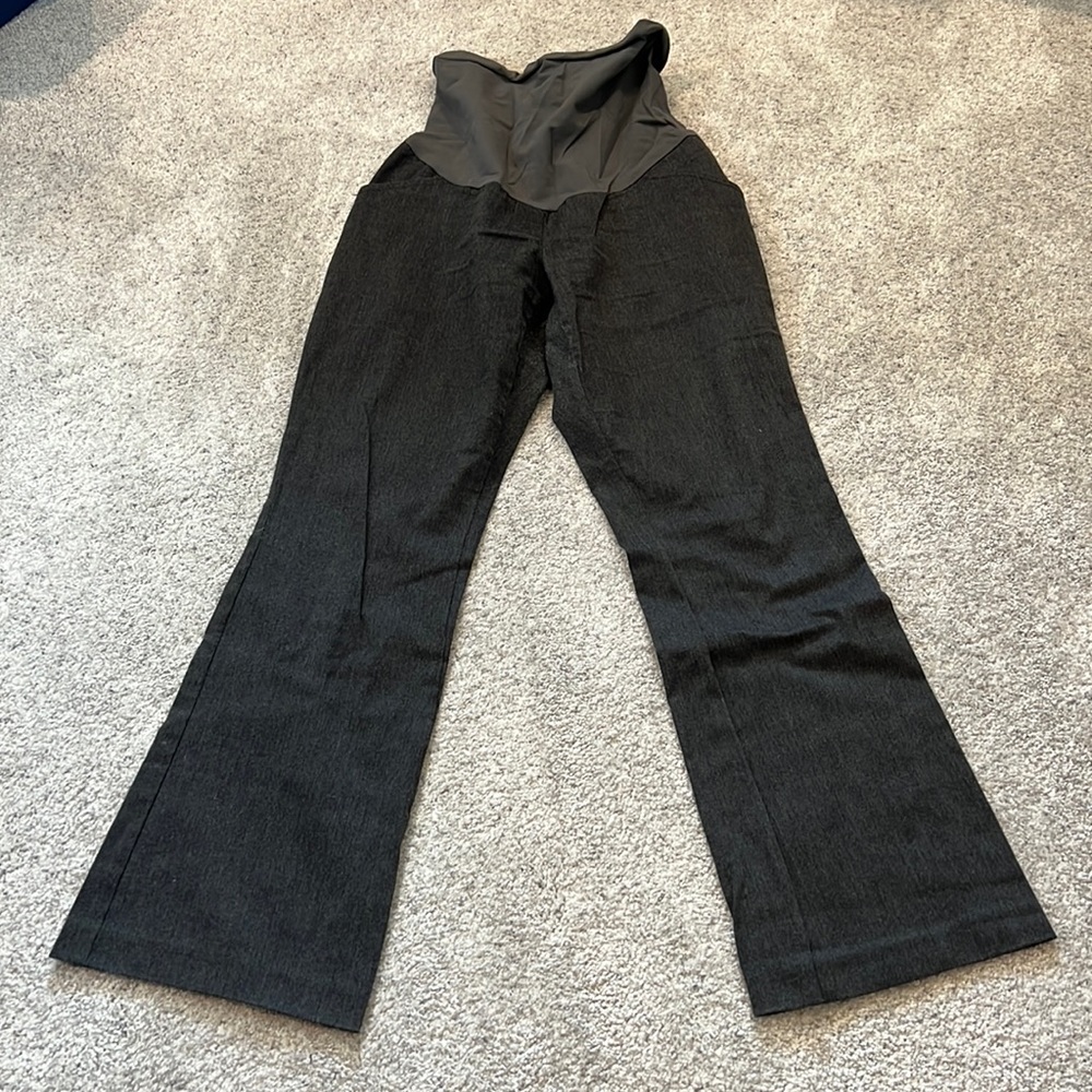 Motherhood Maternity gray size petite small work pants